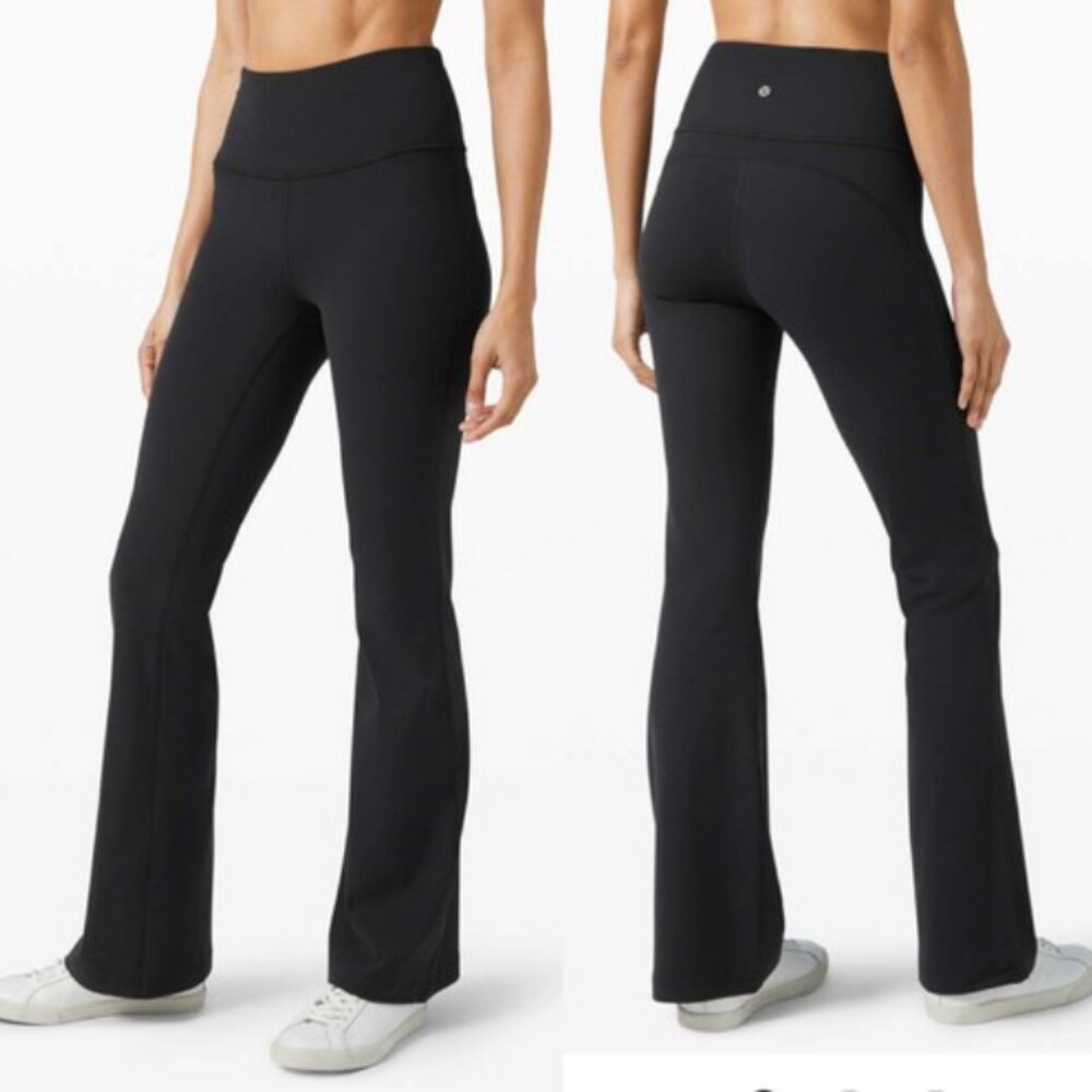 Lululemon Groove Pants Nulu • Super High Rise Flare • Black • Size 2 • NWOT